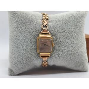 Rare Vintage 1940s-50's Ladies Wristwatch Home SA Brand With La Petite Band